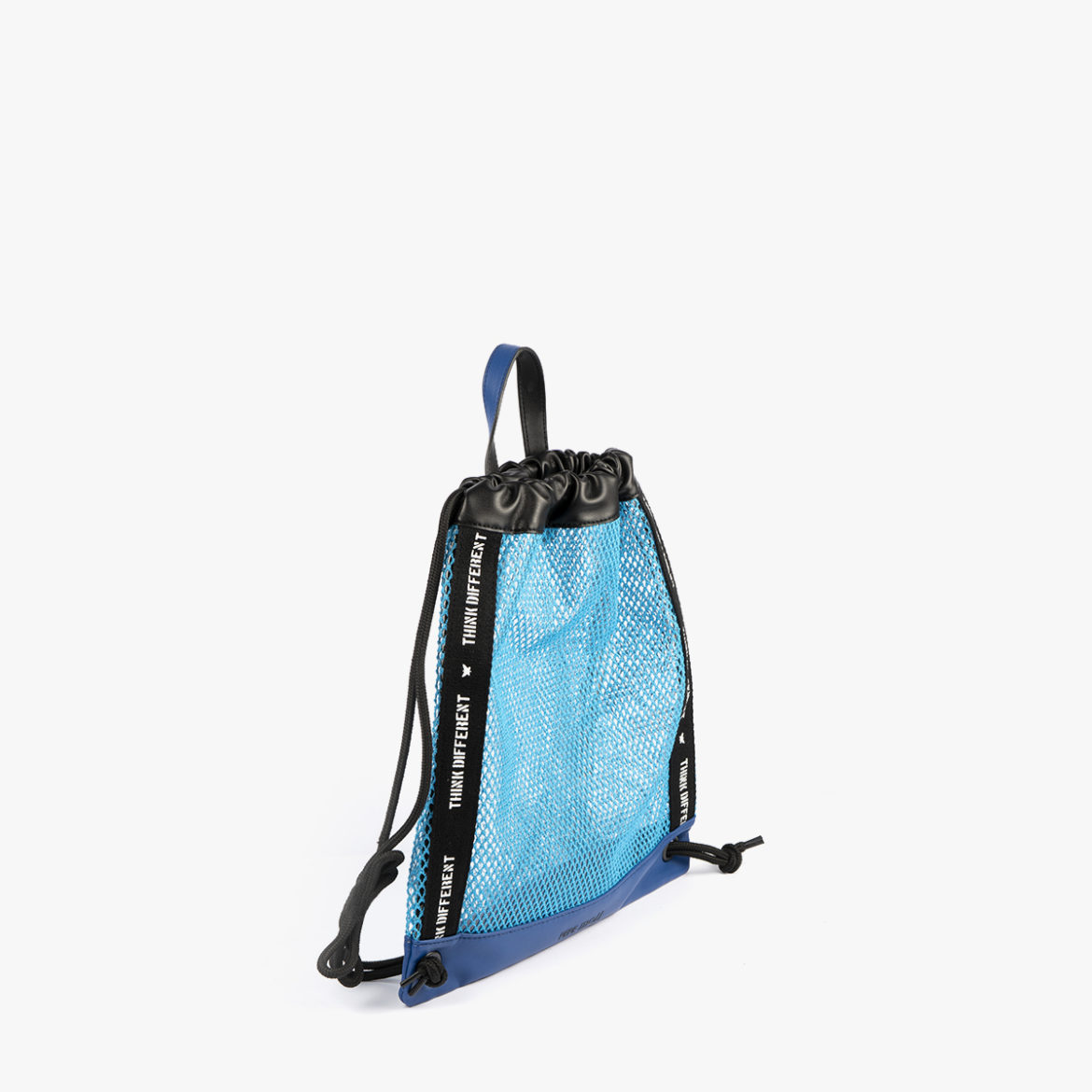 bolso mochila de malla azul pepemoll 51151