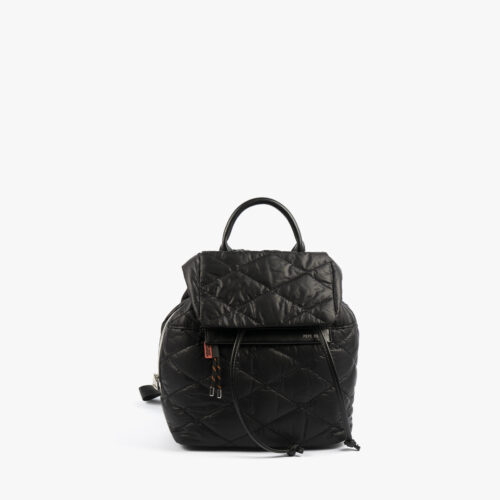 BOLSO MOCHILA NEGRO 21134 frontal BOLSO MOCHILA NEGRO 21134 frontal