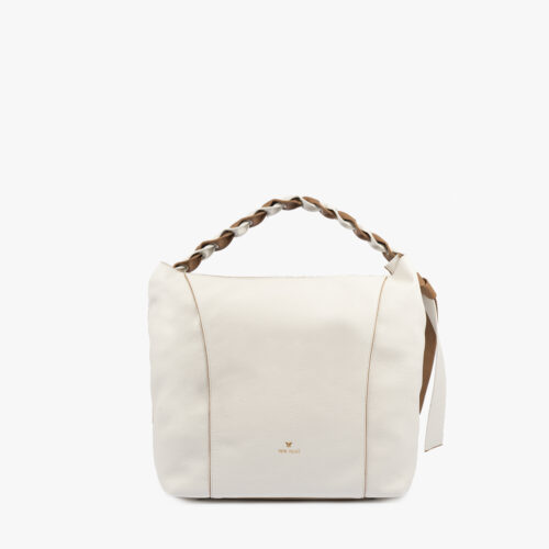 BOLSO DE HOMBRO BLANCO 28133 frontal BOLSO DE HOMBRO BLANCO 28133 detalle