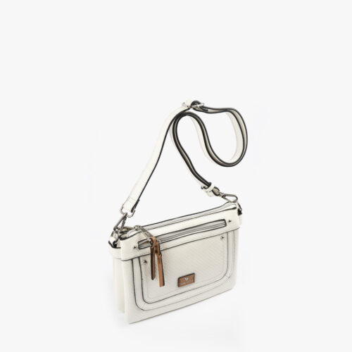 BOLSO BANDOLERA BLANCO 40130 perfil