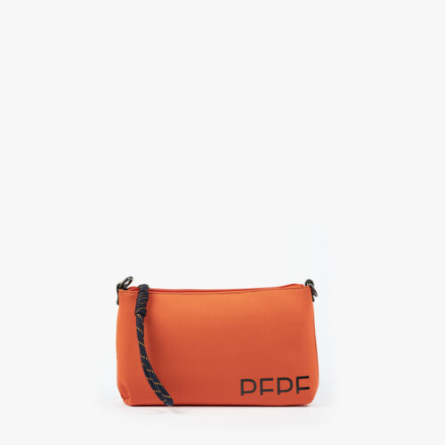 BOLSO DE MANO NARANJA 46134 frontal BOLSO DE MANO NARANJA 46134 frontal