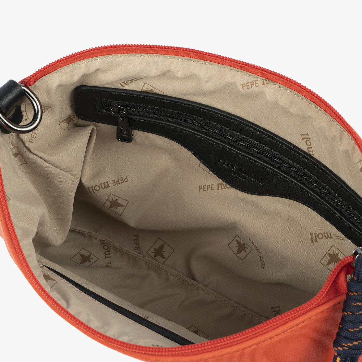 BOLSO DE MANO NARANJA 46134 interior