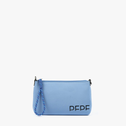 BOLSO DE MANO AZUL 46134 frontal BOLSO DE MANO AZUL 46134 frontal