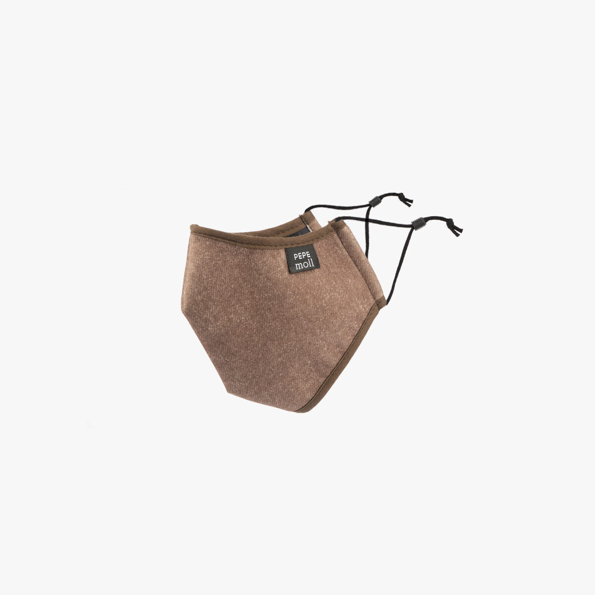 Mascarillas tejano marrón para adultos unisex