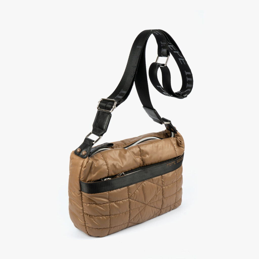 Bolso de mano taupe 22134