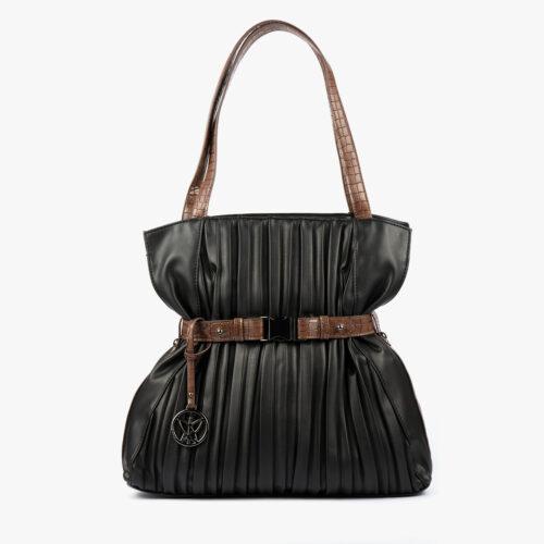 Bolso de hombro Negro 24134 Bolso de hombro Negro 24134