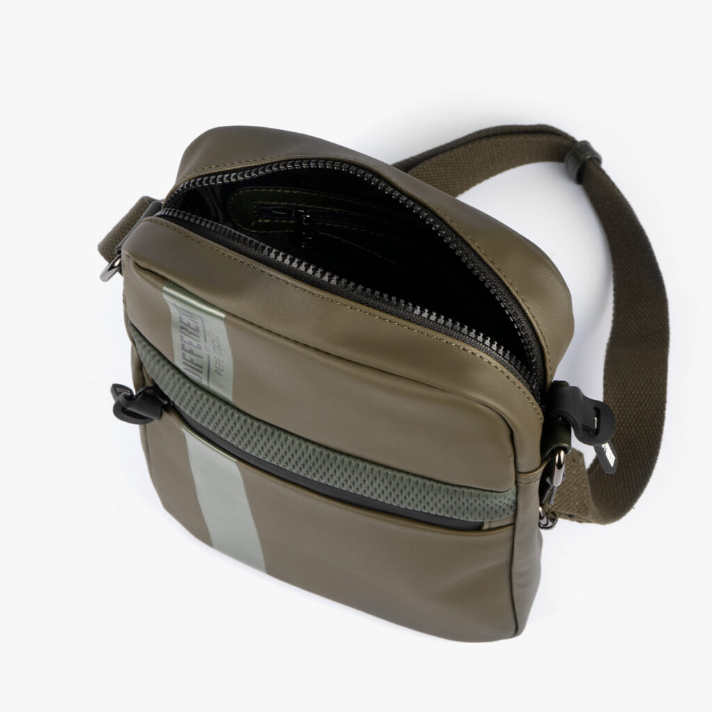 Bandolera de hombre verde H334
