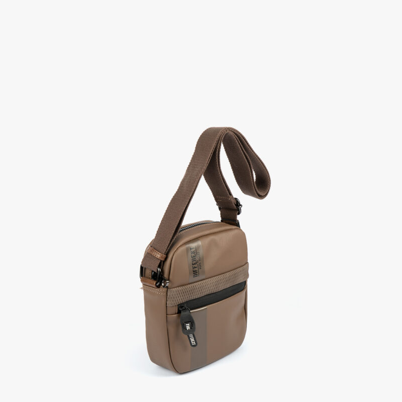 Bandolera de hombre taupe H335