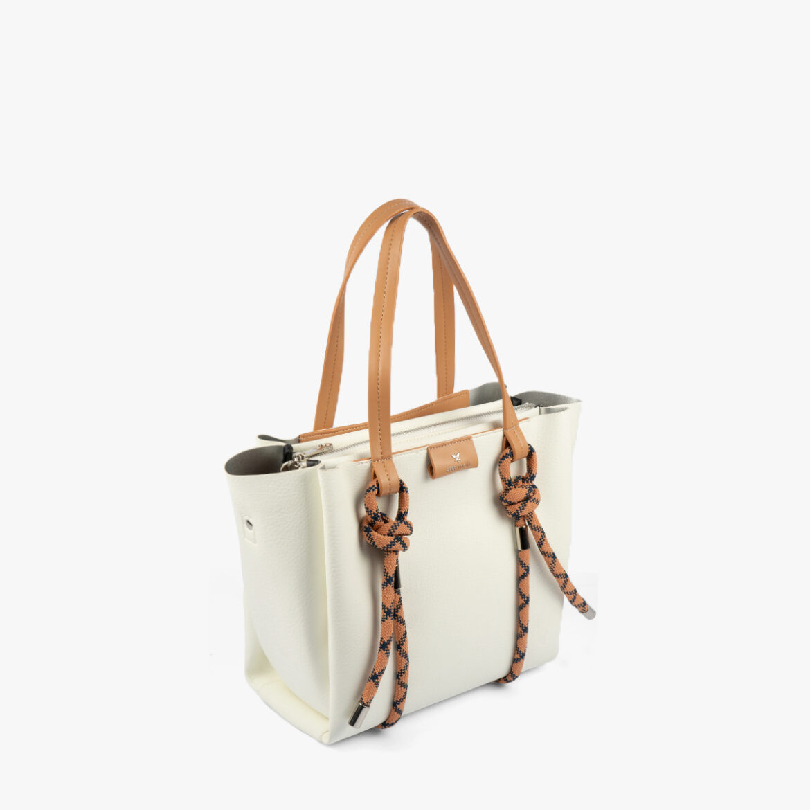 Bolso de mano blanco 23121
