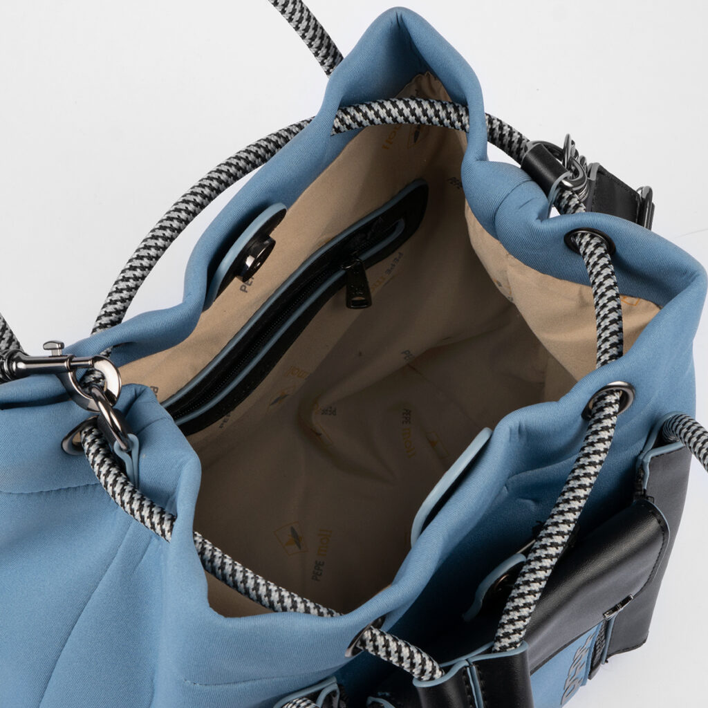 Bolso de mano azul 28142