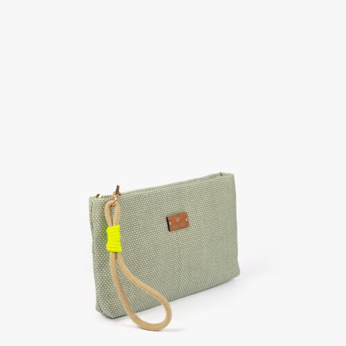 Bolso de mano verde 39011