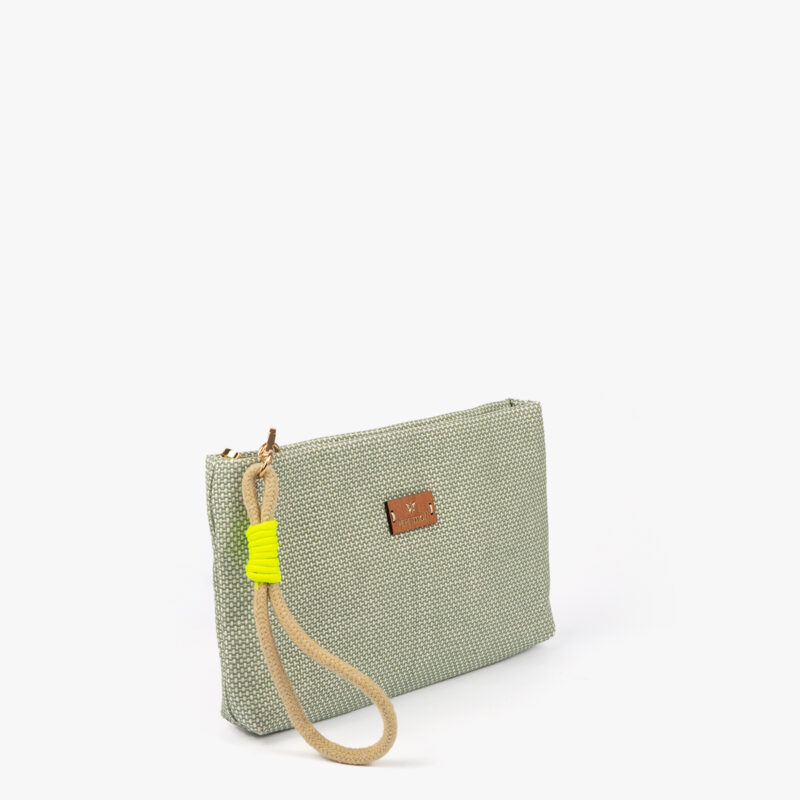 Bolso de mano verde 39011