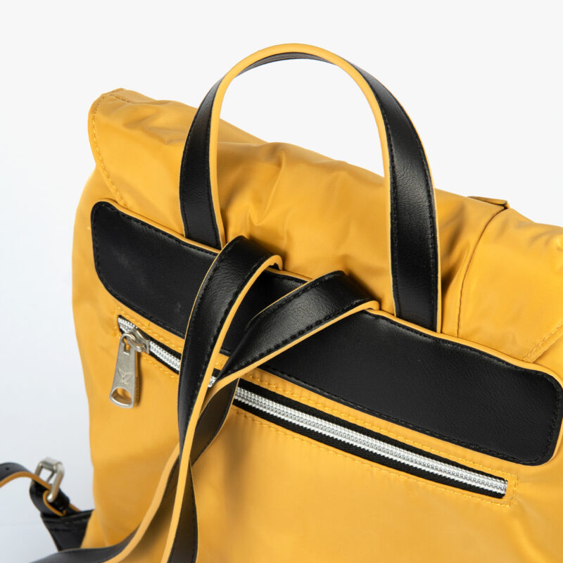 Bolso mochila amarillo 15137