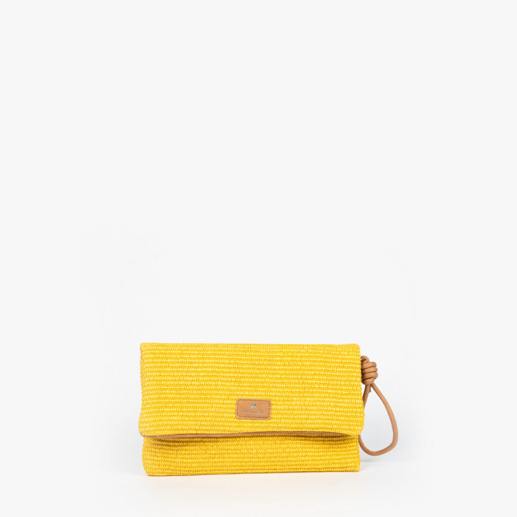 Bolso de mano amarillo 39012