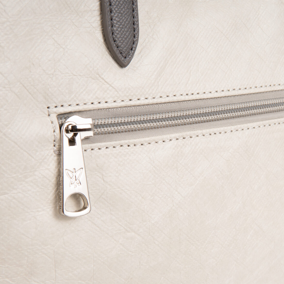 Bolso de mano gris 25137