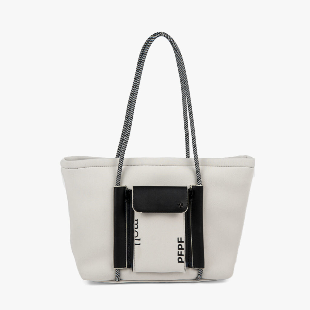 Bolso de hombro gris 28140