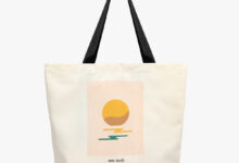 Tote bag sunset