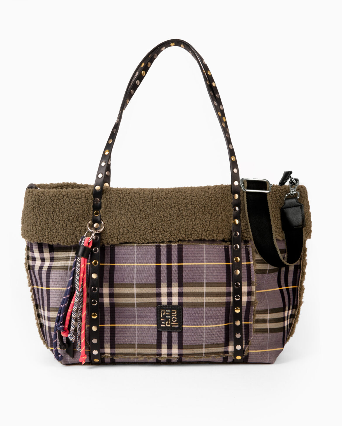 Bolso de hombro verde 222230