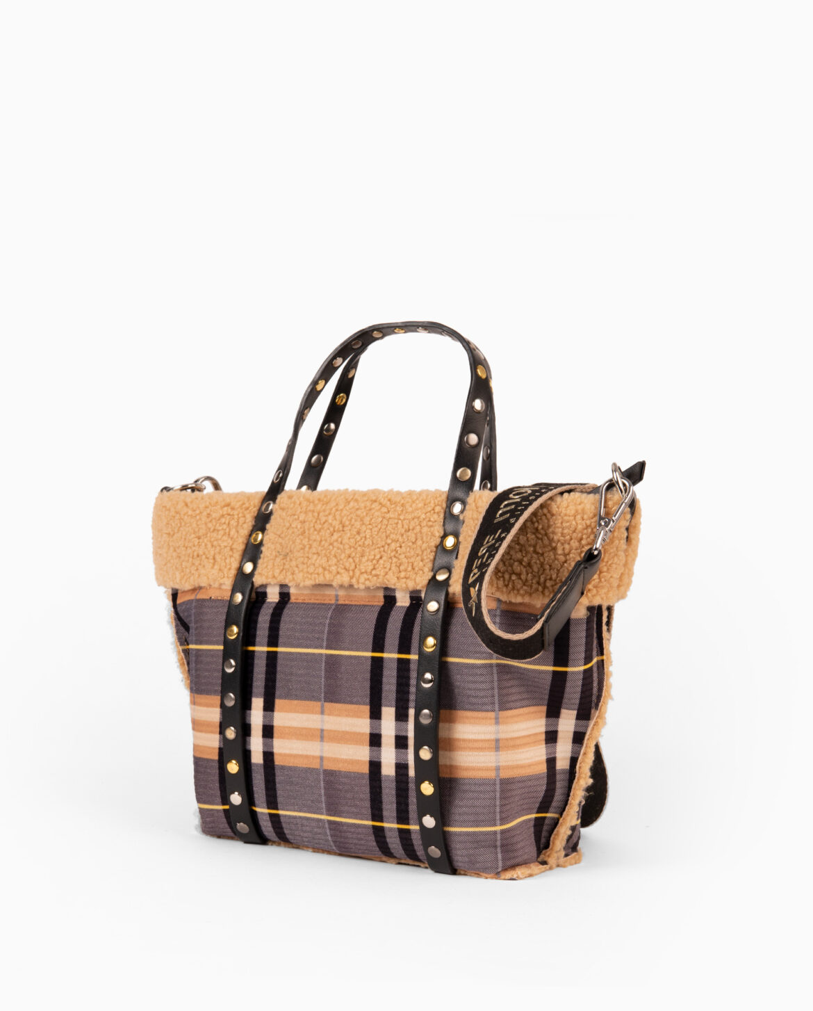 Bolso de mano marrón 222231