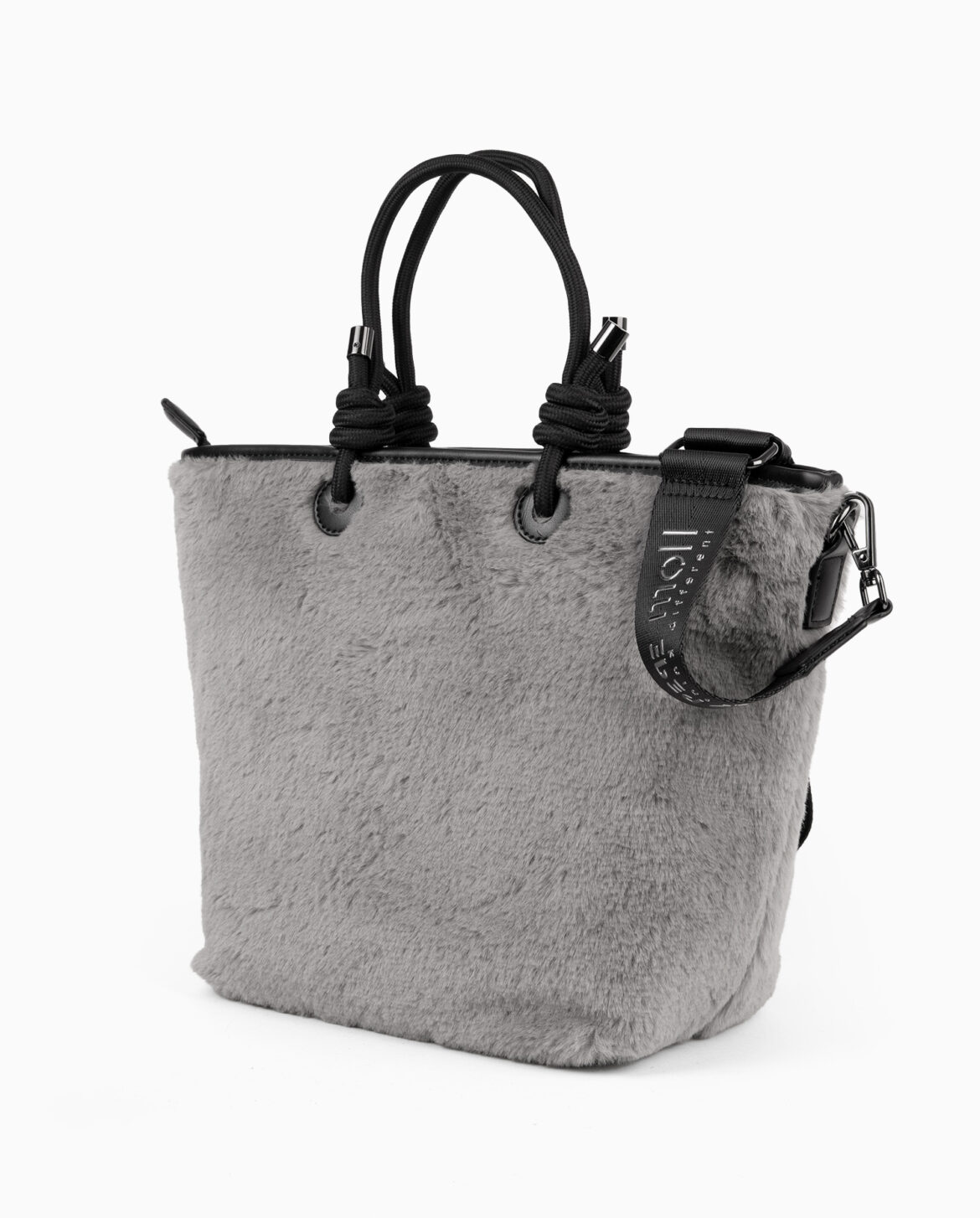Bolso de mano gris 222281