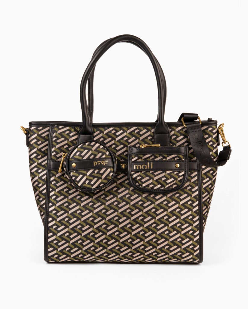 Bolso de hombro verde 222300