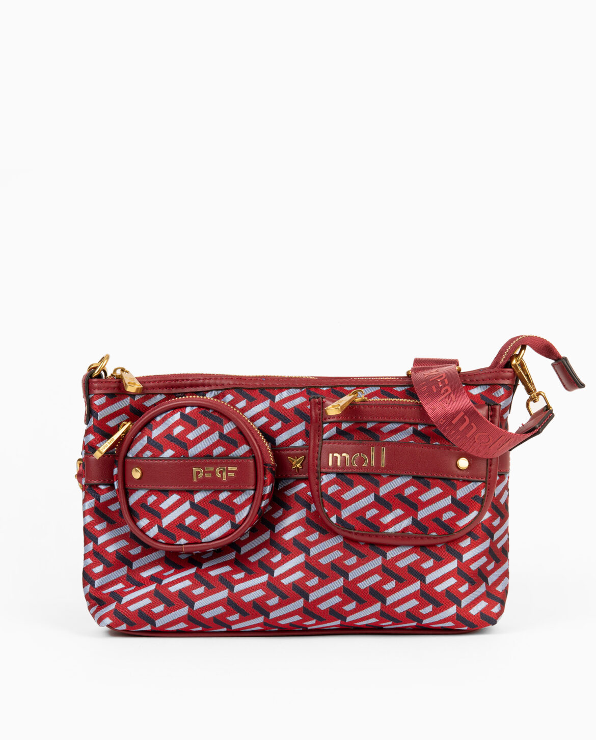 Bolso bandolera rojo 222301