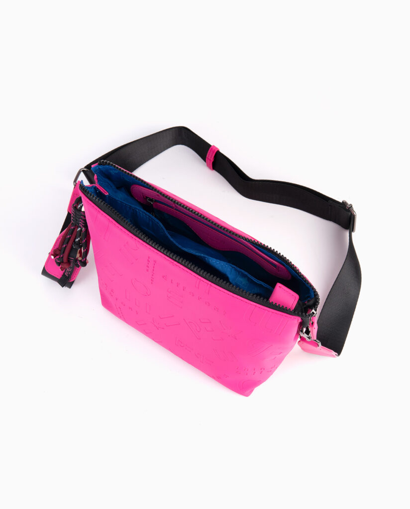 Bolso bandolera fucsia 222322