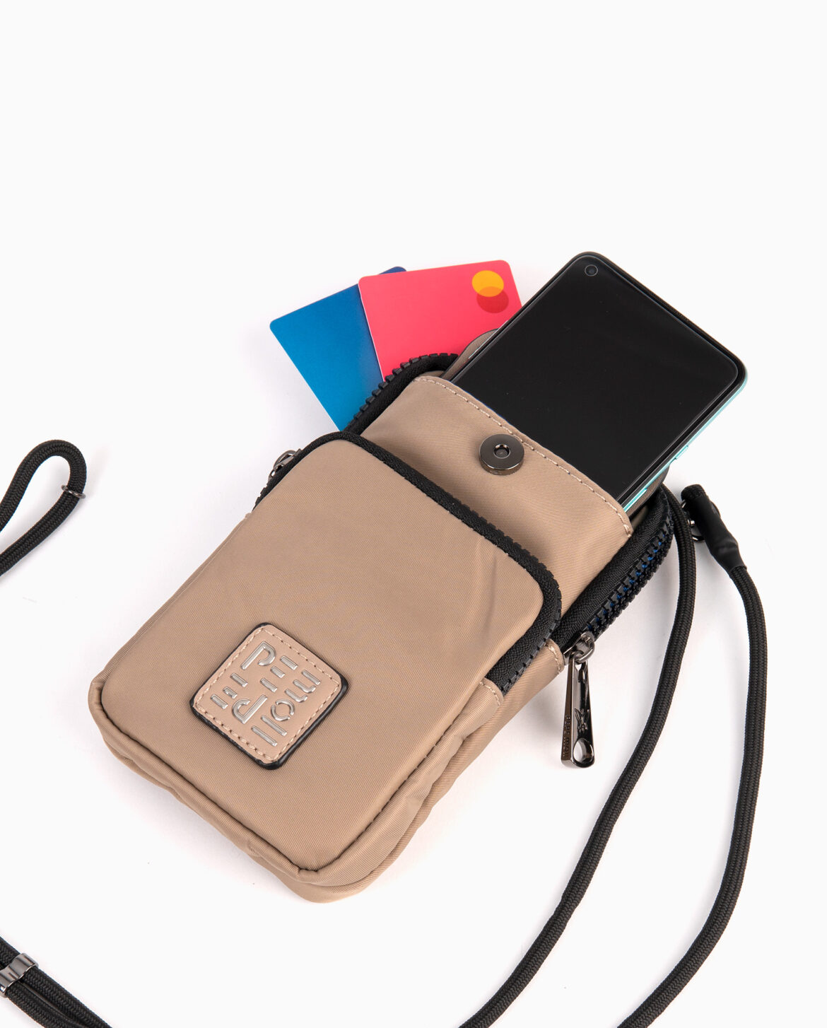 Bolso portamóvil crema 222450