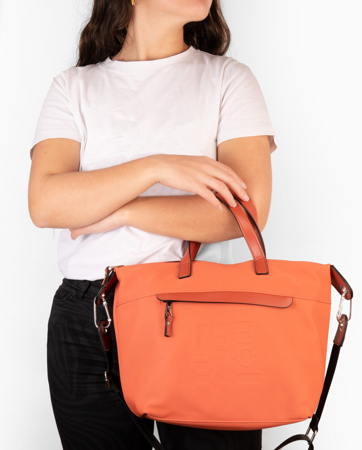 Bolso de mano naranja 231151