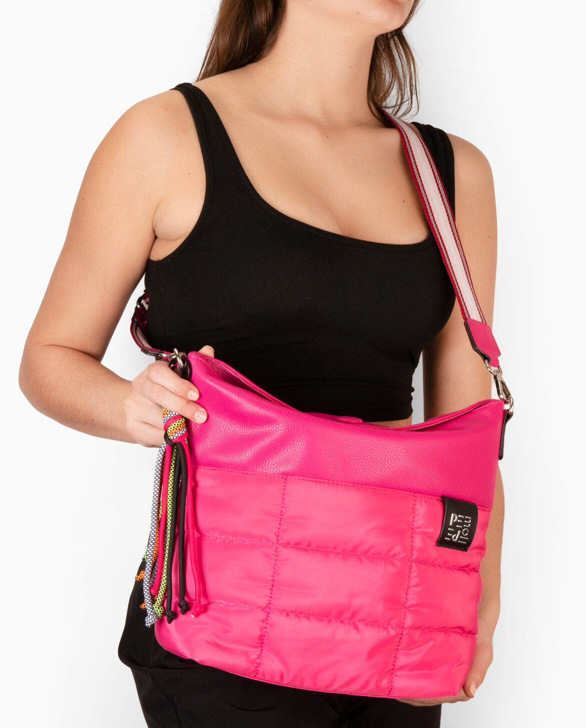 Bolso bandolera fucsia 231170