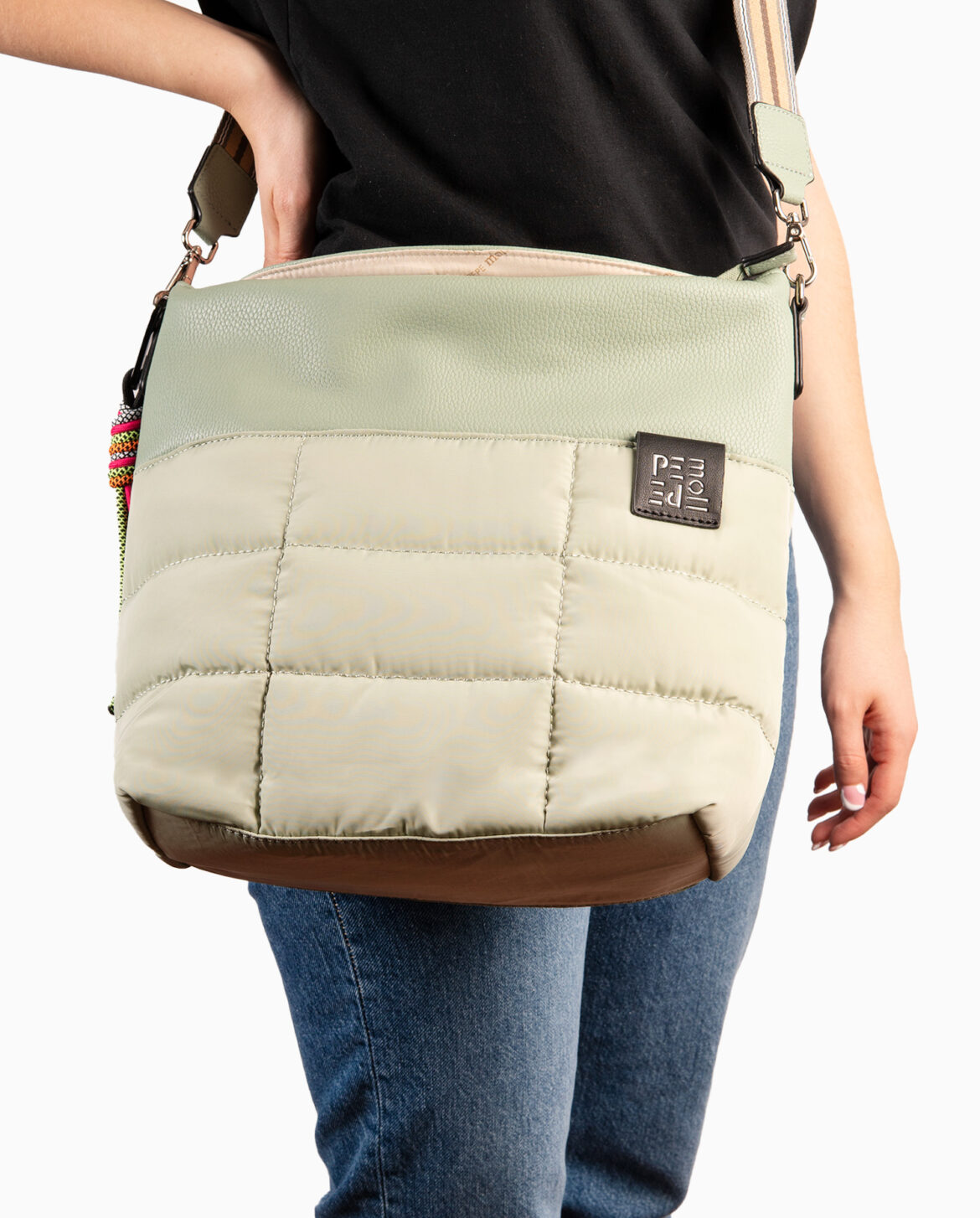 Bolso bandolera verde 231170