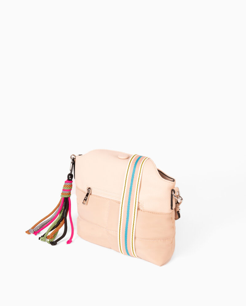 Bolso bandolera beige 231171