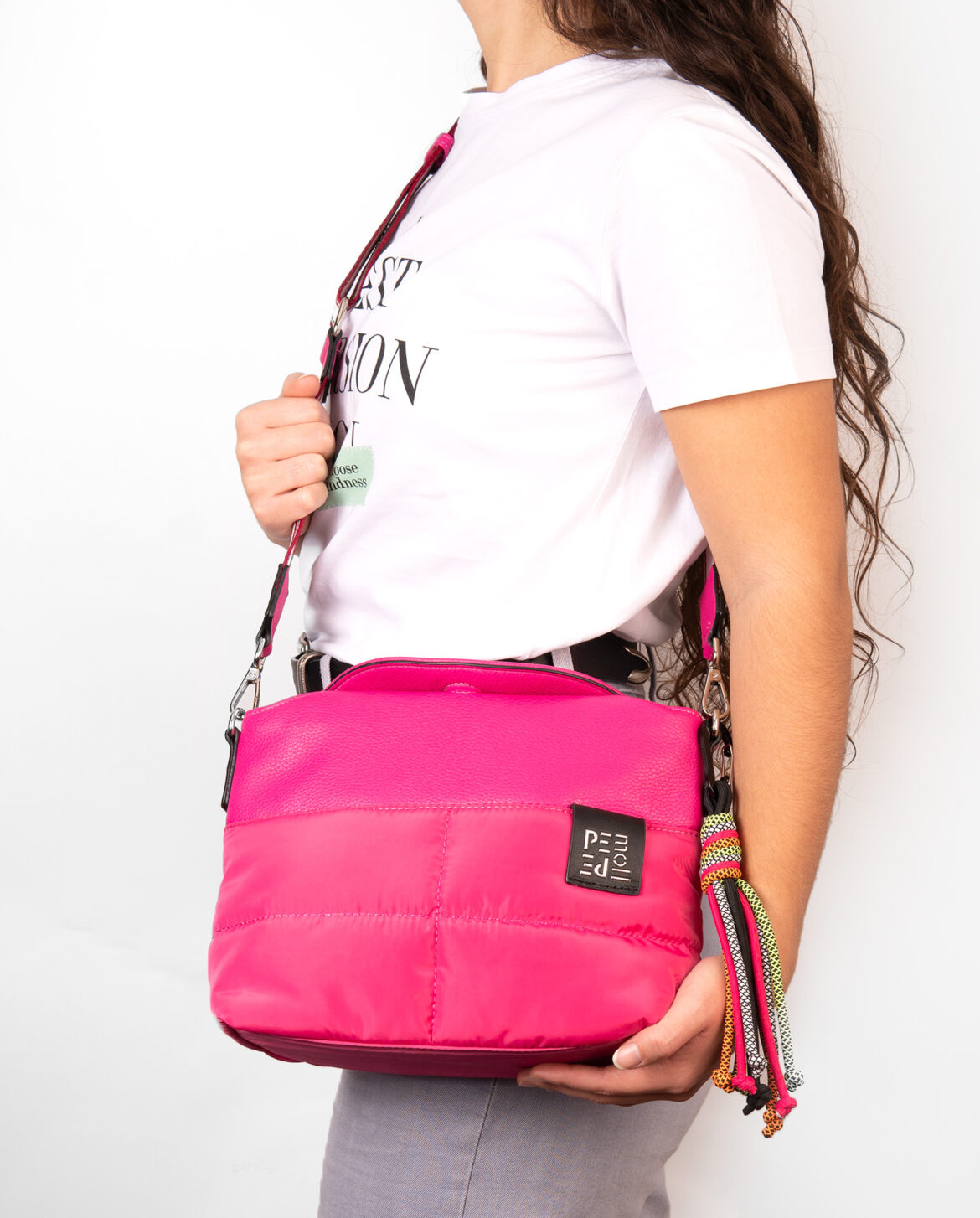 Bolso bandolera fucsia 231171