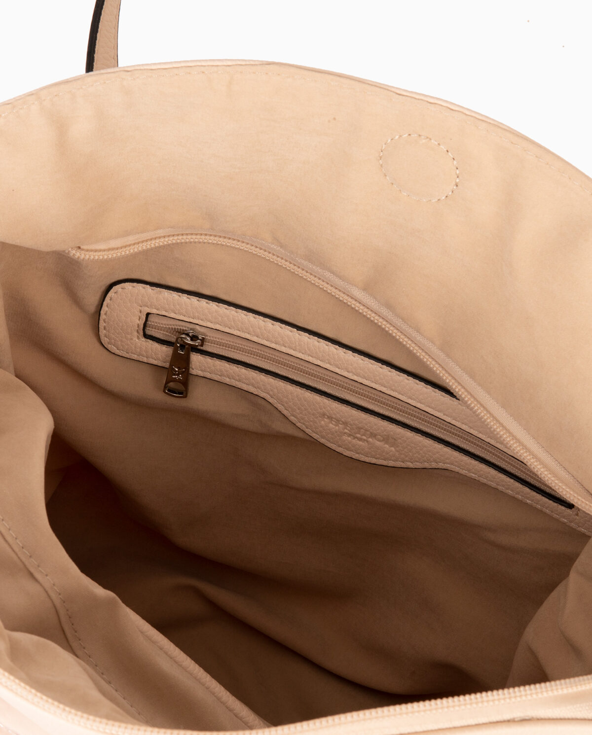 Bolso de hombro beige 231172