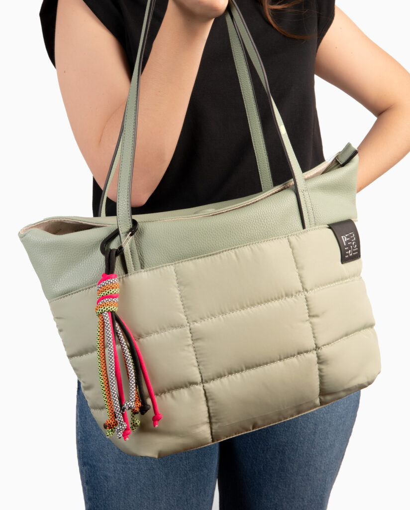 Bolso de hombro verde 231172