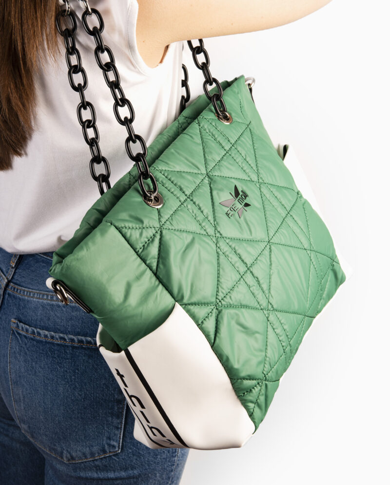 Bolso de hombro verde 231252