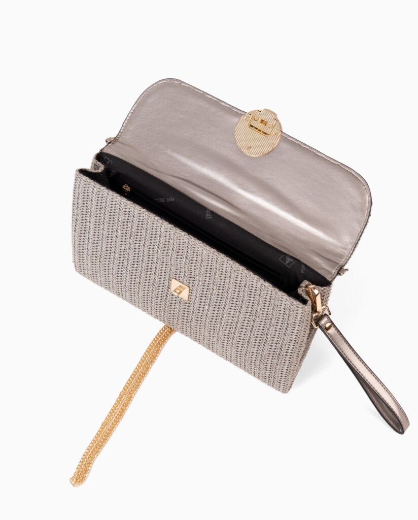 Bolso de mano gris 231395