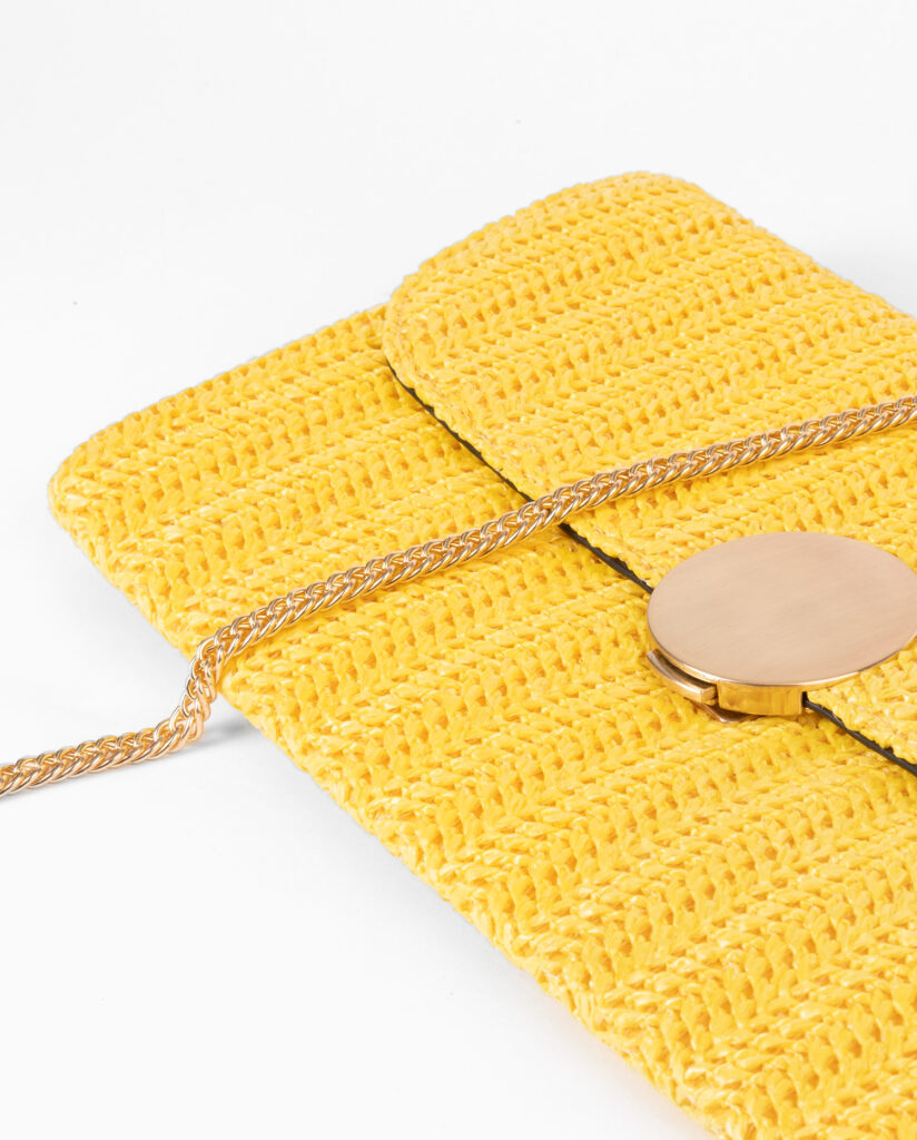 Bolso de mano amarillo 231395