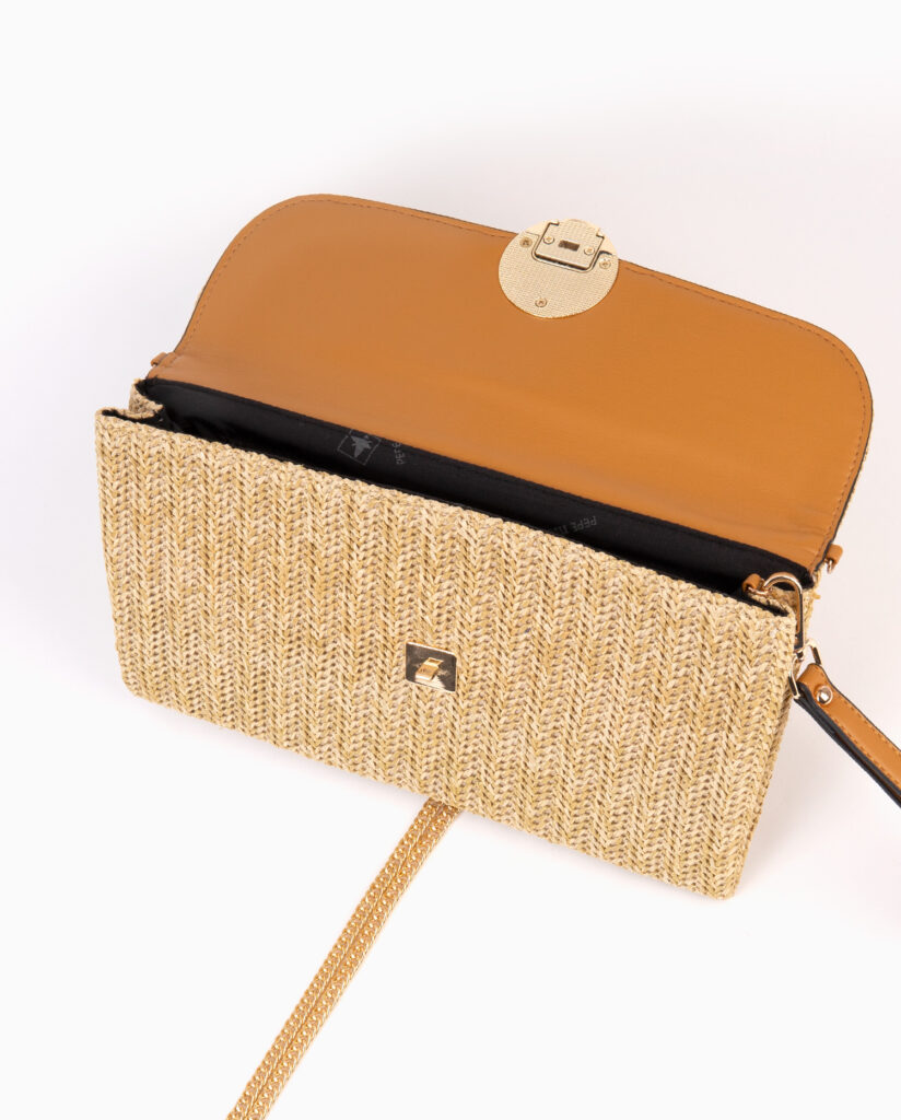 Bolso de mano marrón 231395