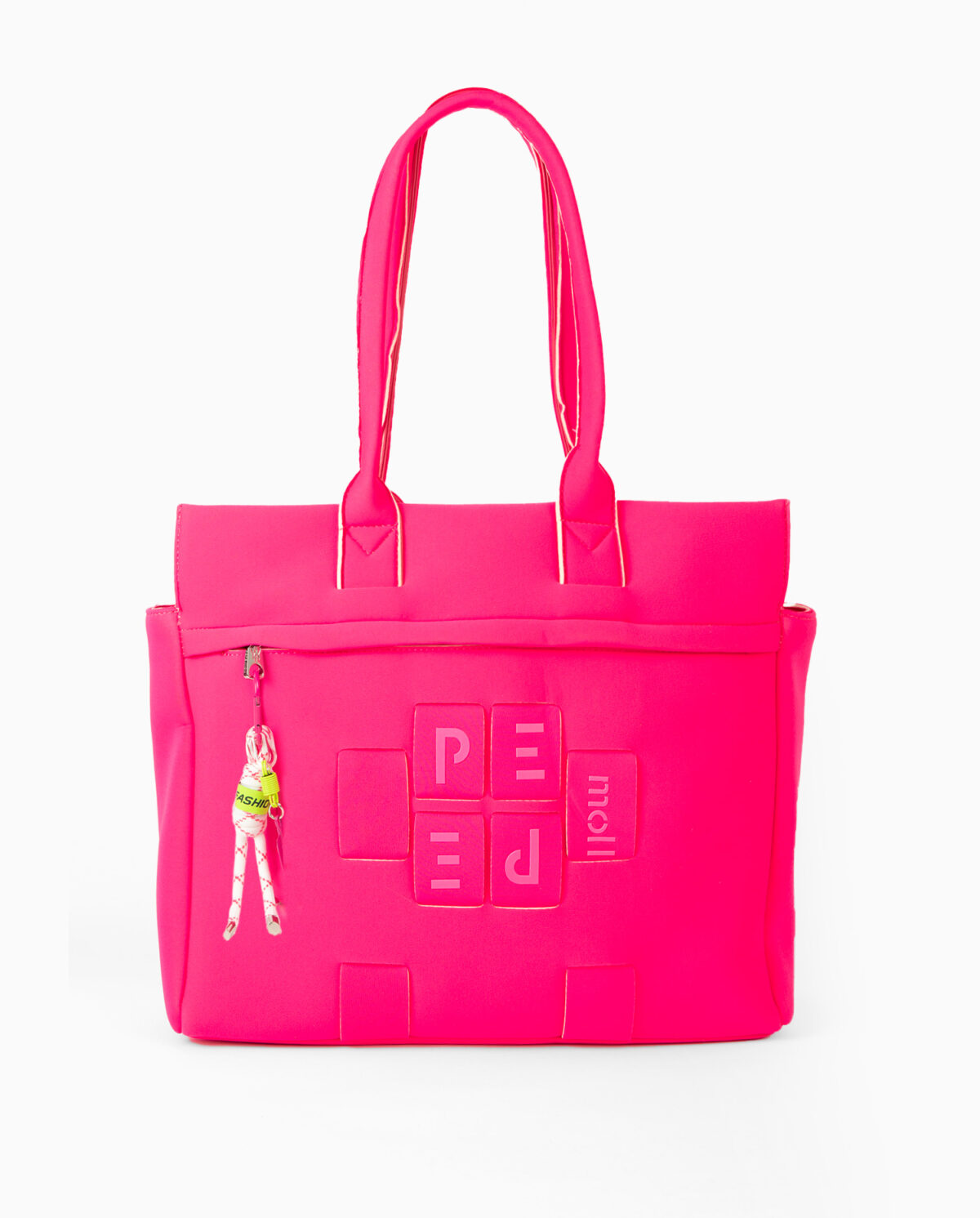 Bolso de hombro fucsia 231110