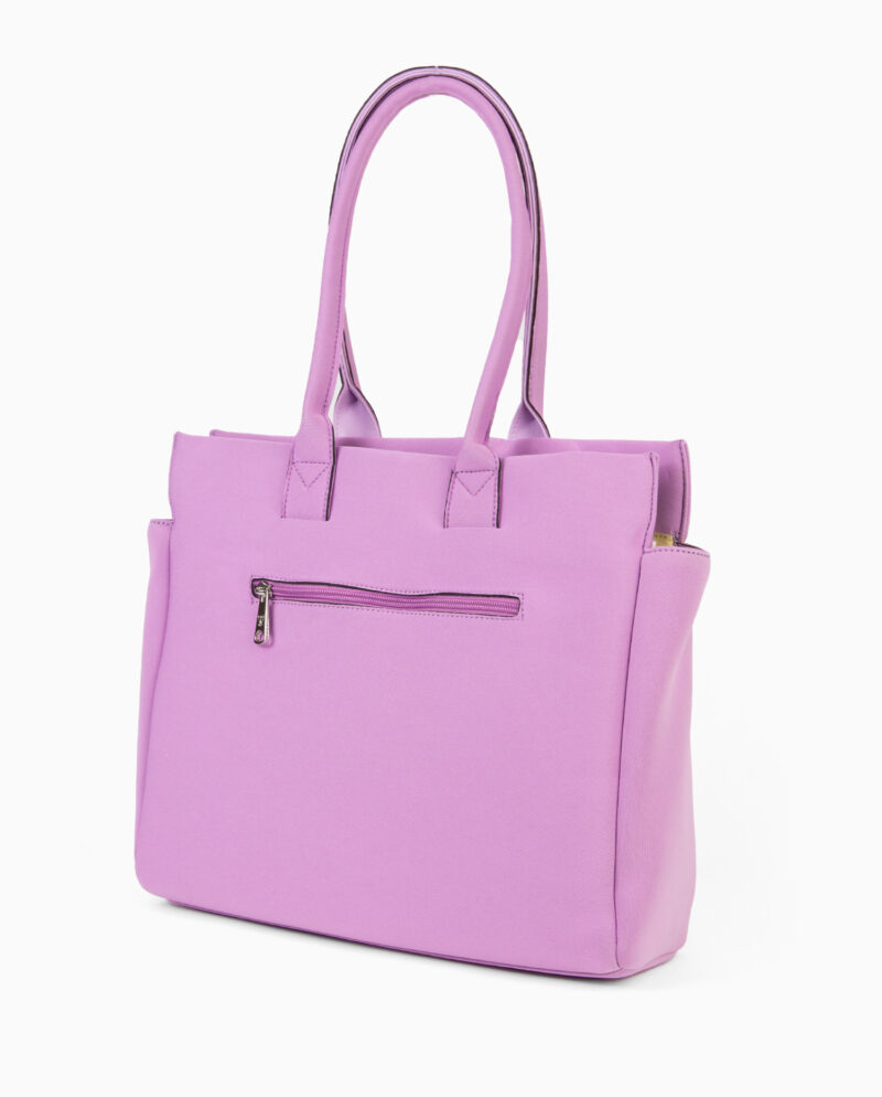 Bolso de hombro lila 231110
