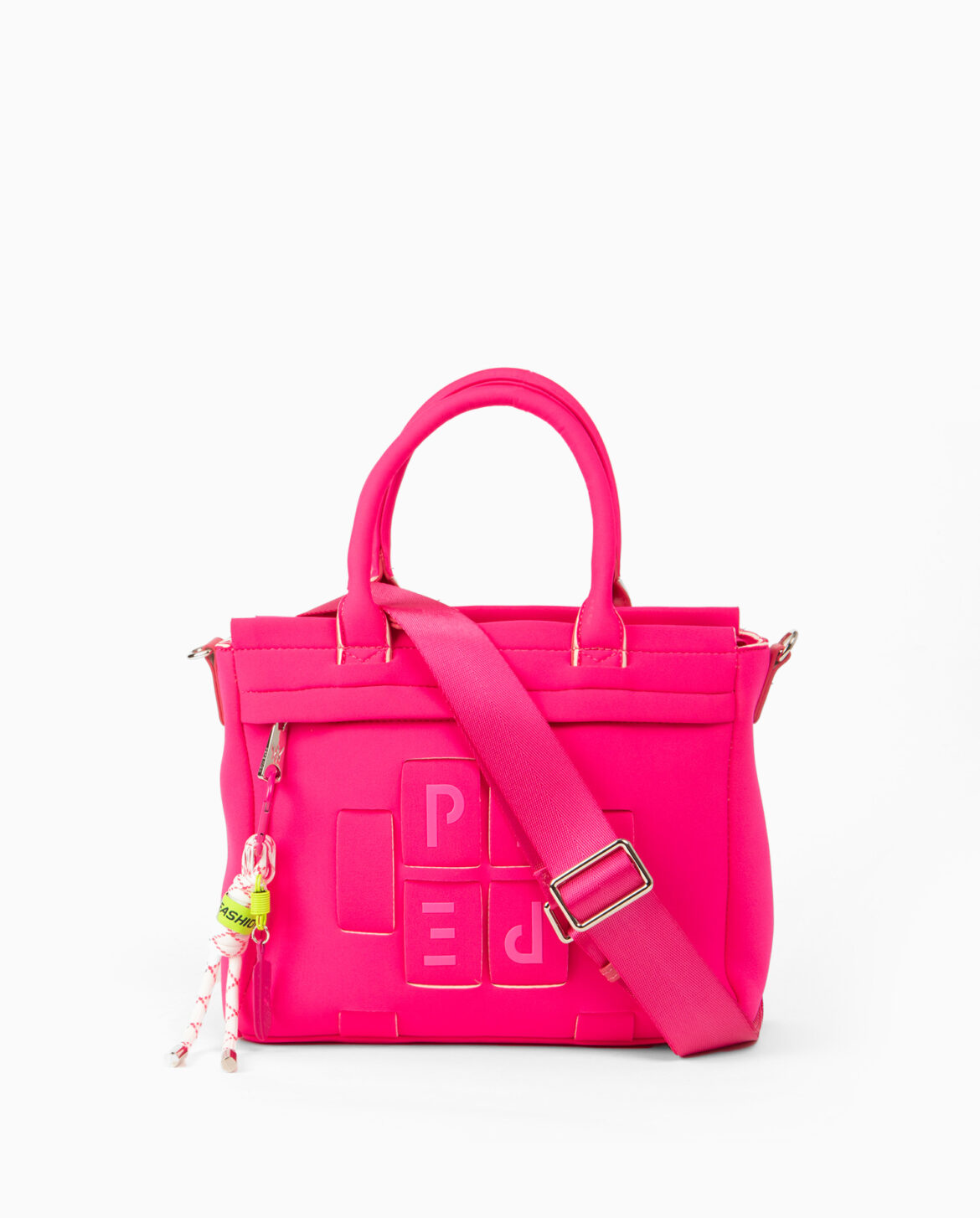Bolso de mano fucsia 231111