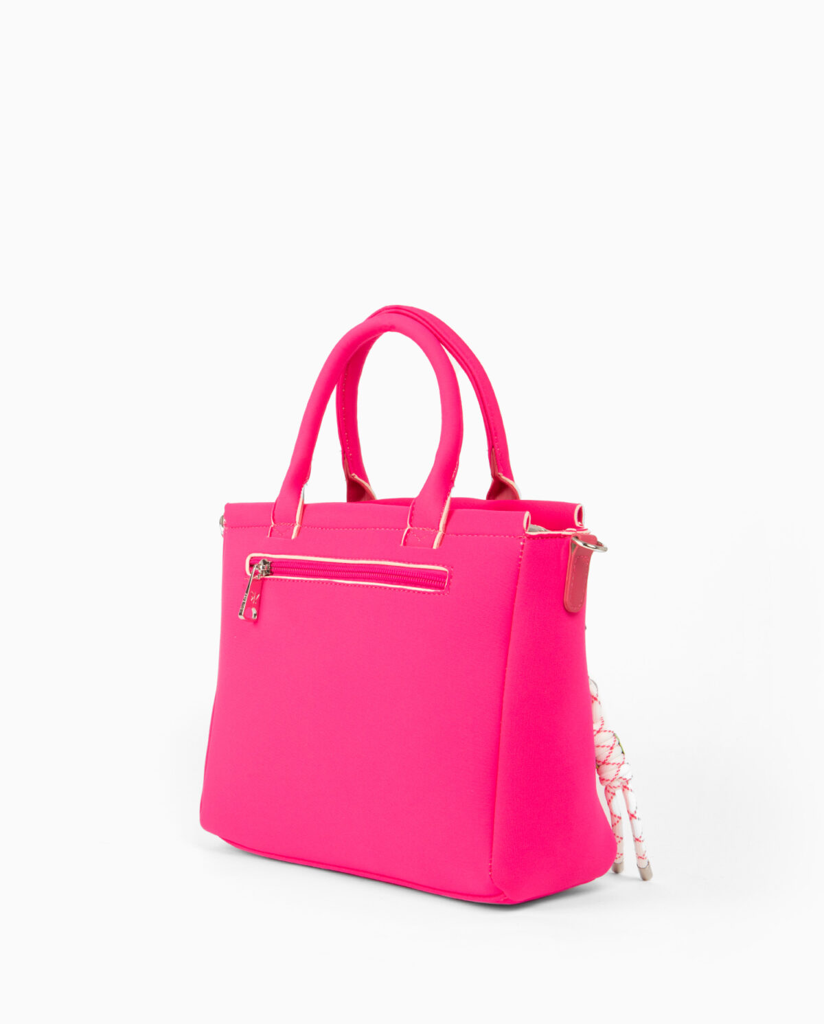 Bolso de mano fucsia 231111