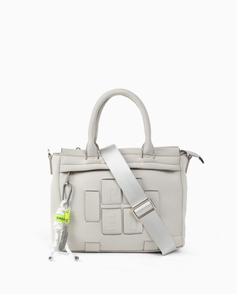 Bolso de mano gris 231111