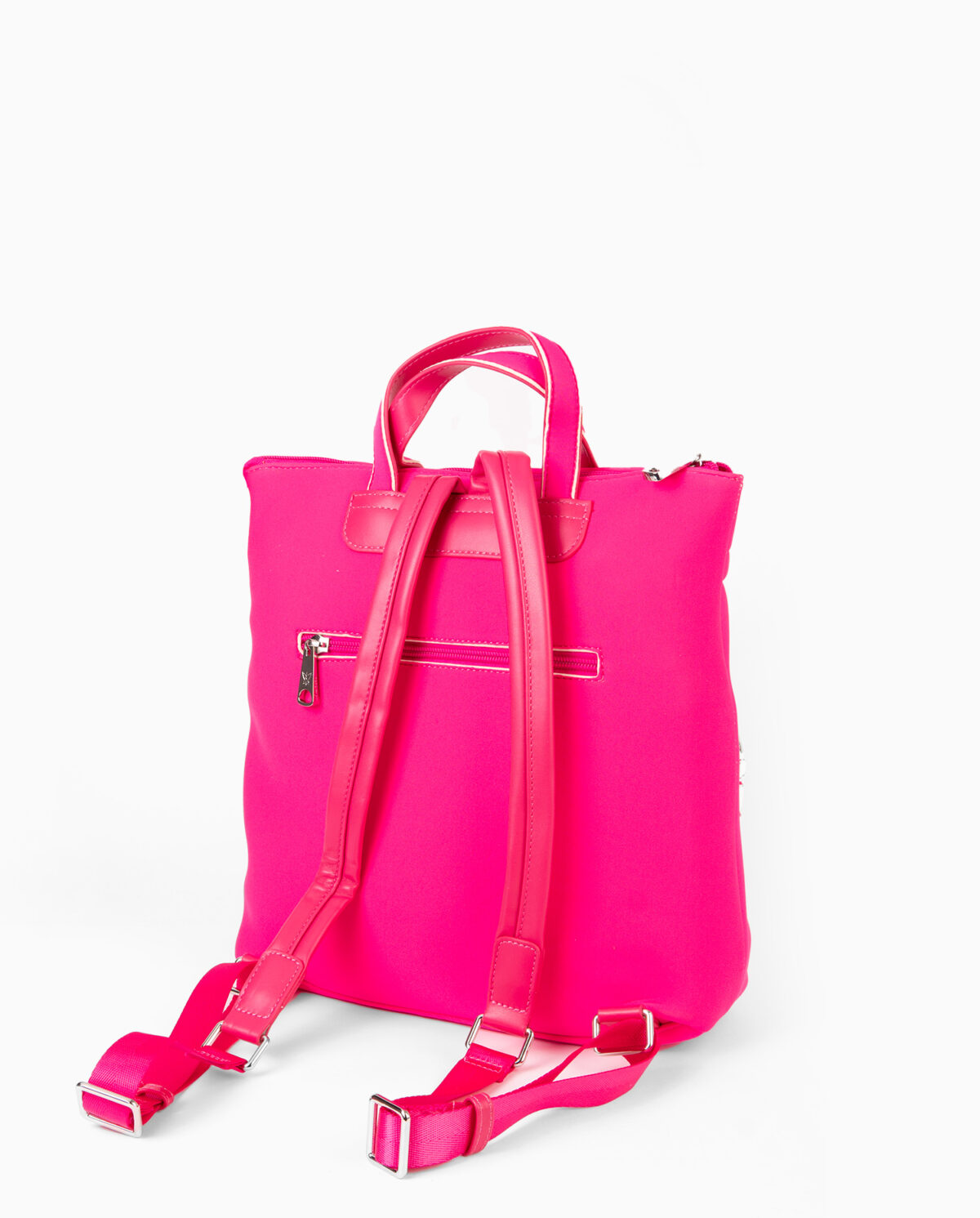 Bolso mochila fucsia 231112