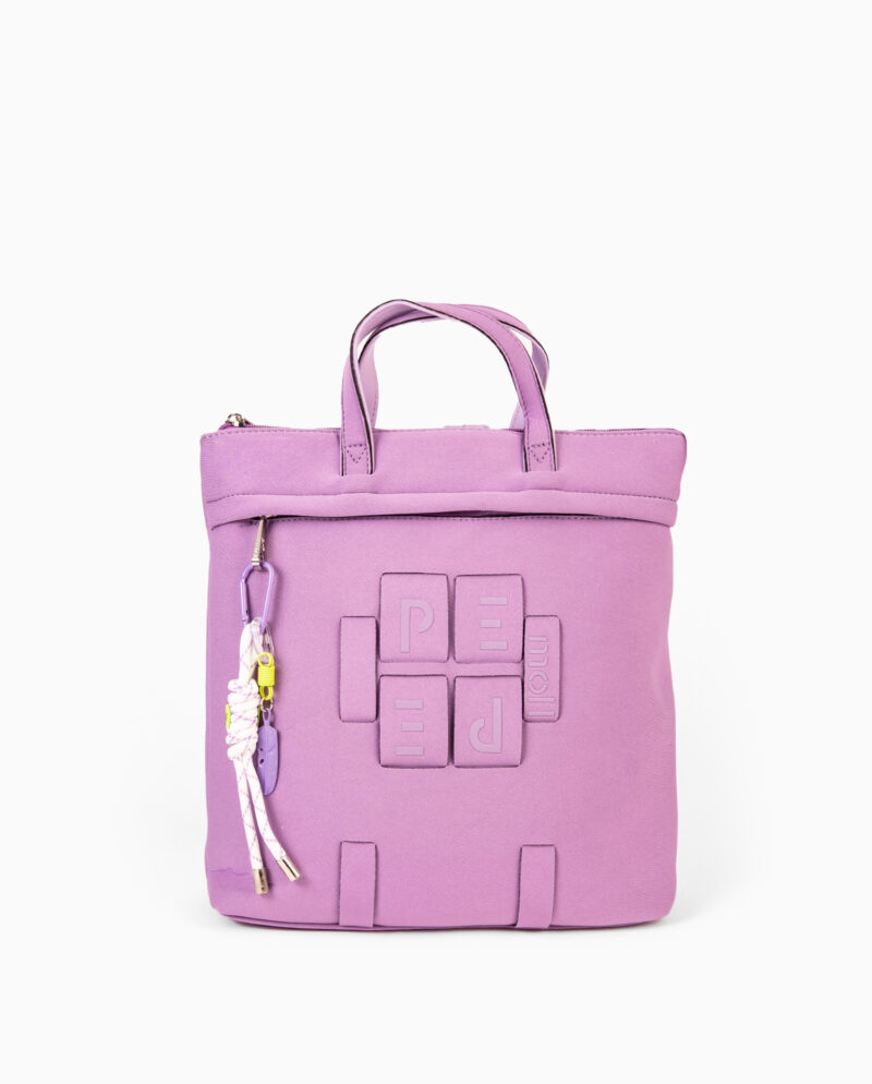 Bolso mochila lila 231112