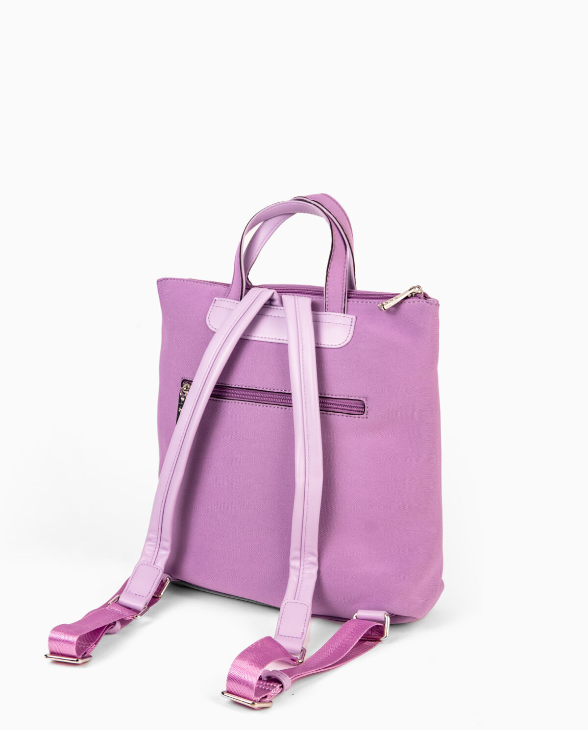 Bolso mochila lila 231112