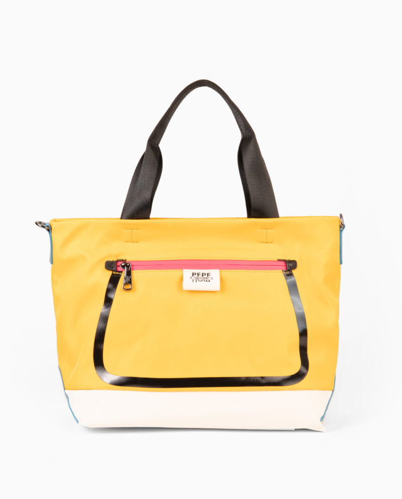 Bolso de mano amarillo 231201