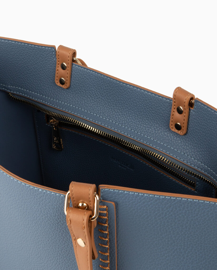 Bolso de hombro azul 231261