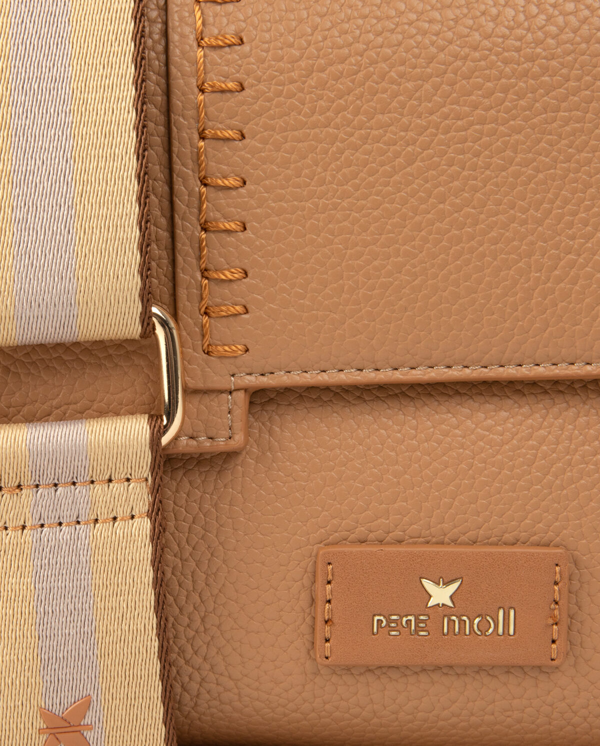 Bolso de hombro marrón 231263